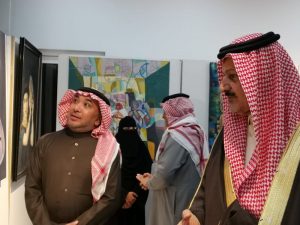 الرياض.. “فيصل بن محمد” يفتتح معرض “نغم ولون”